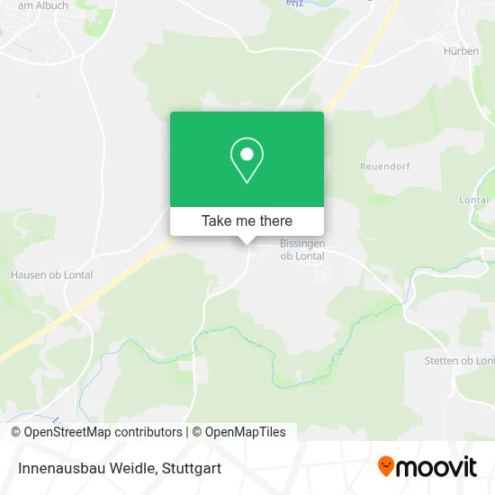 Innenausbau Weidle map