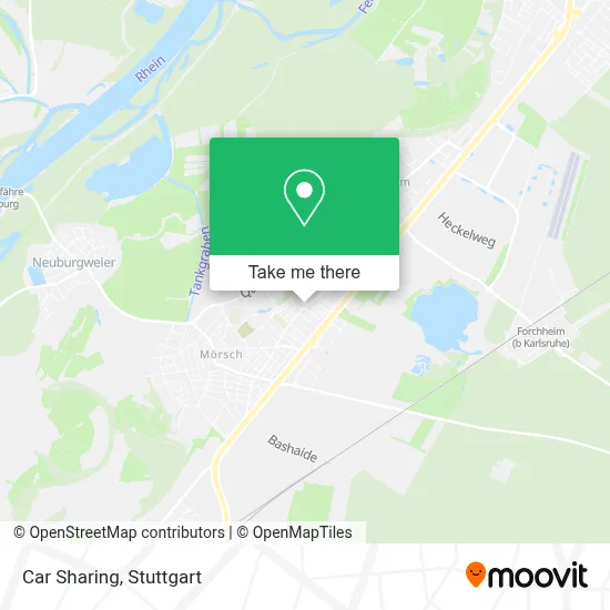Car Sharing map