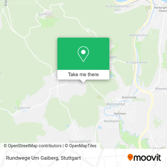 Rundwege Um Gaiberg map