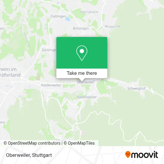 Oberweiler map