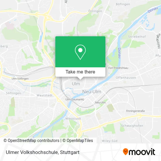 Ulmer Volkshochschule map