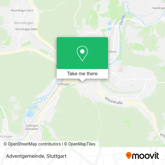 Adventgemeinde map