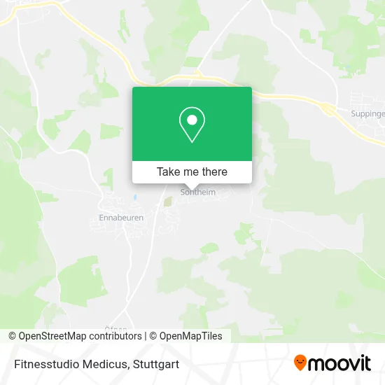Fitnesstudio Medicus map