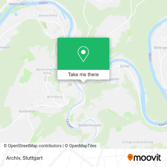Archiv map
