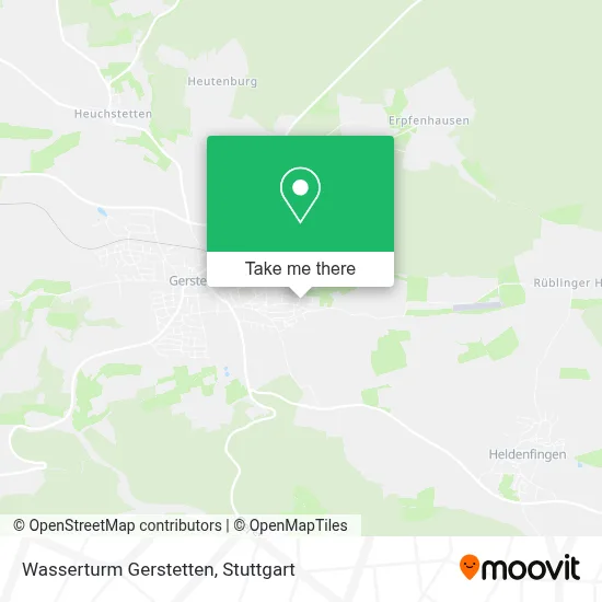 Wasserturm Gerstetten map