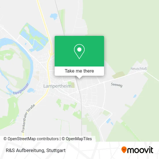 R&S Aufbereitung map