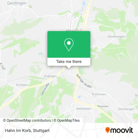 Hahn Im Korb map