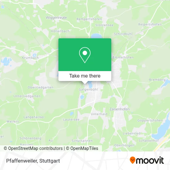 Pfaffenweiler map