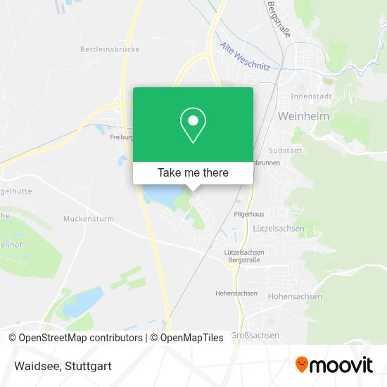 Waidsee map