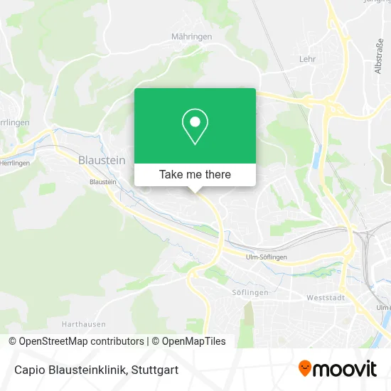 Capio Blausteinklinik map