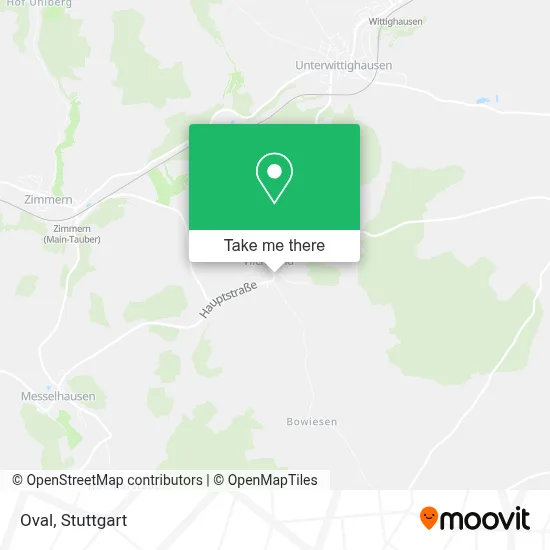 Oval map