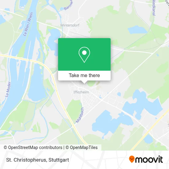 St. Christopherus map