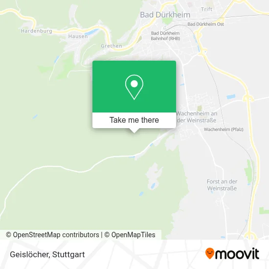 Geislöcher map