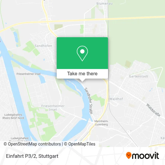 Einfahrt P3/2 map