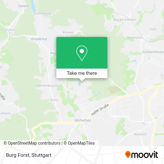 Burg Forst map