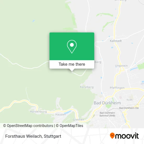 Forsthaus Weilach map