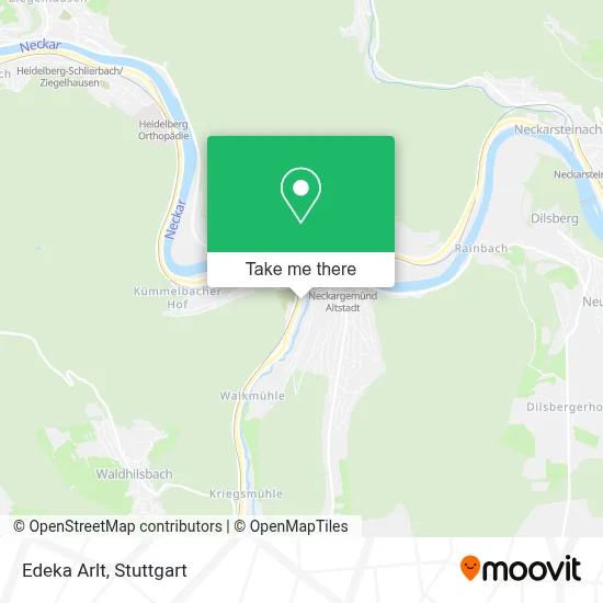 Edeka Arlt map