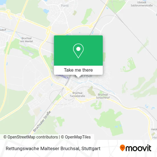 Rettungswache Malteser Bruchsal map