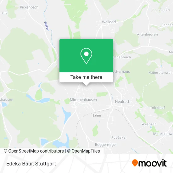 Edeka Baur map