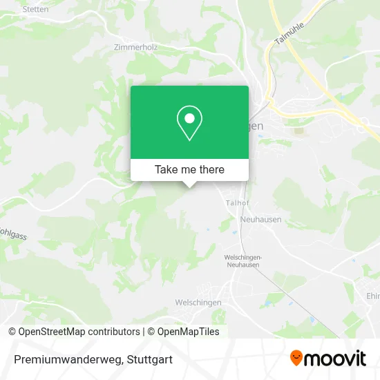 Premiumwanderweg map