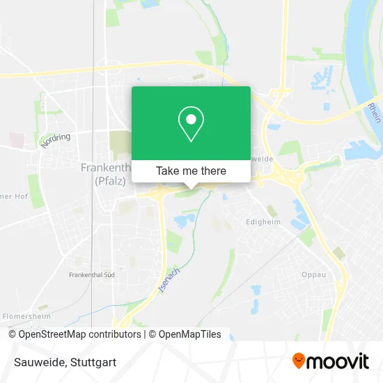 Sauweide map