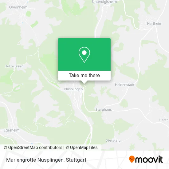 Mariengrotte Nusplingen map