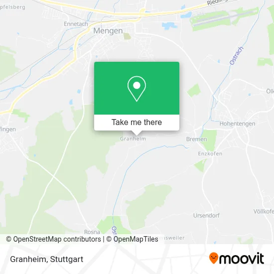 Granheim map