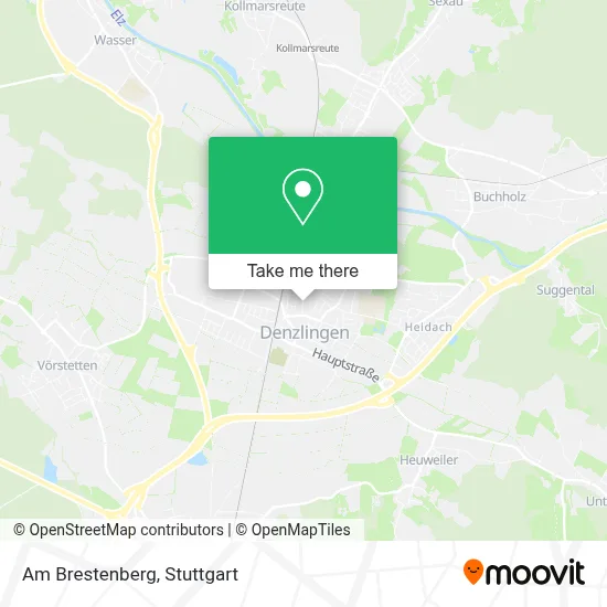 Am Brestenberg map