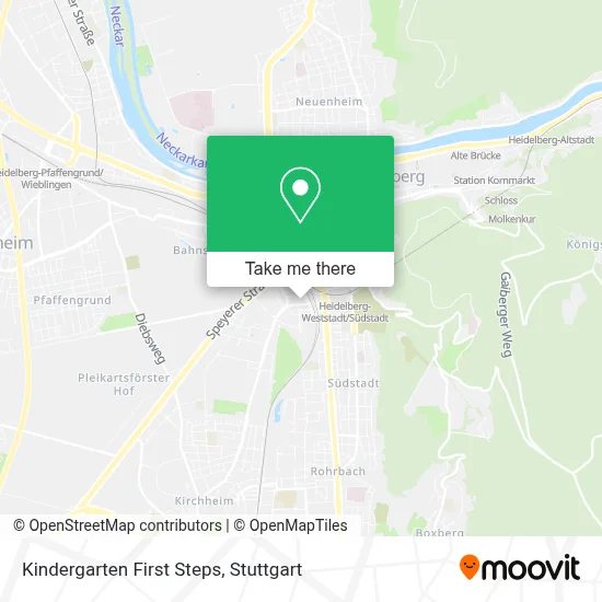 Kindergarten First Steps map
