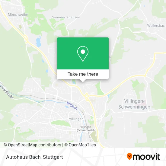 Autohaus Bach map