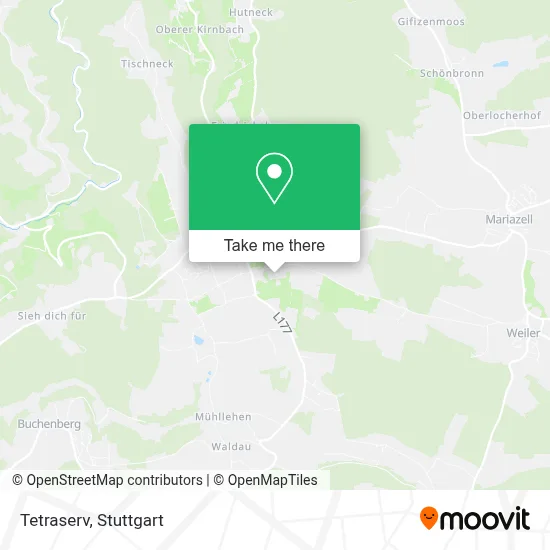 Tetraserv map