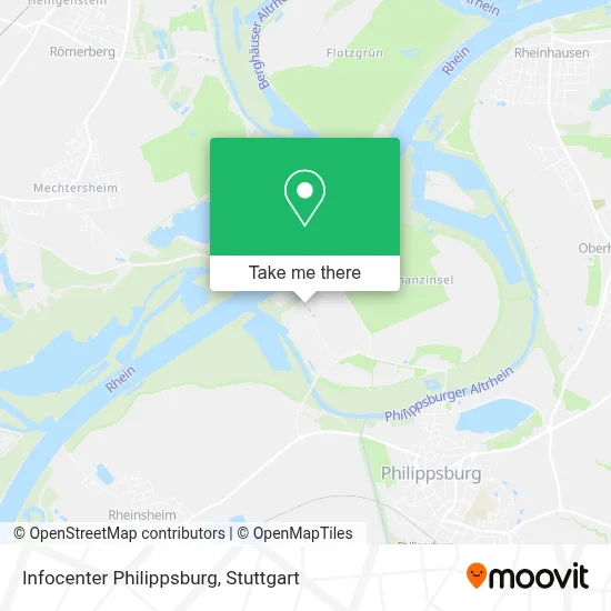 Infocenter Philippsburg map