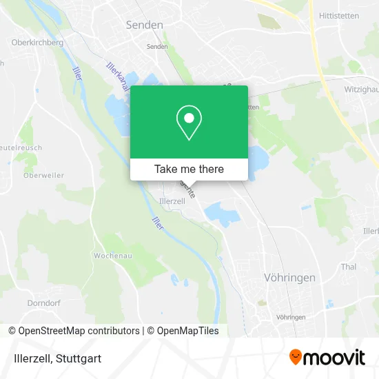 Illerzell map