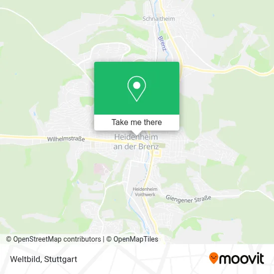 Weltbild map