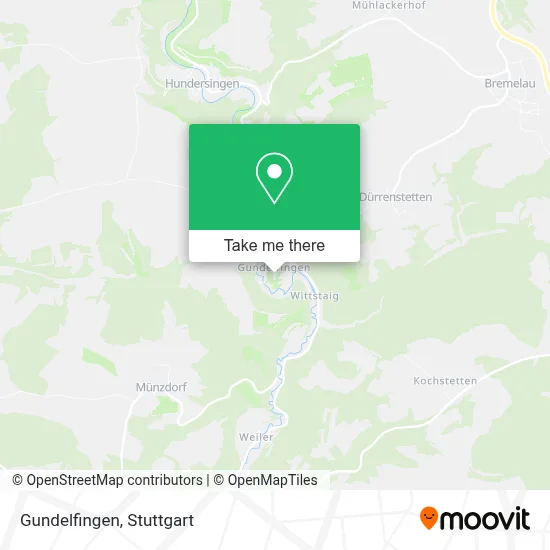 Gundelfingen map
