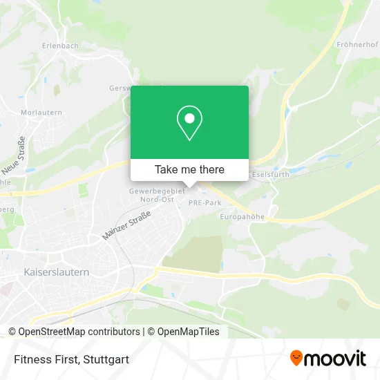 Fitness First map