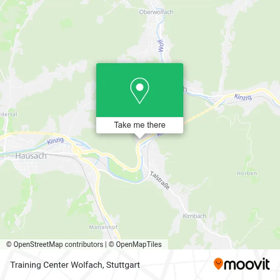 Training Center Wolfach map