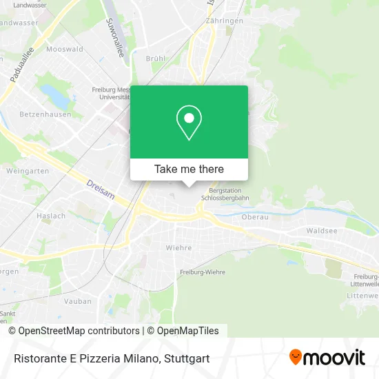 Ristorante E Pizzeria Milano map
