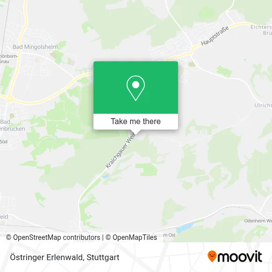 Östringer Erlenwald map