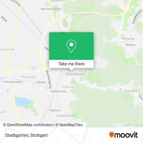 Stadtgarten map