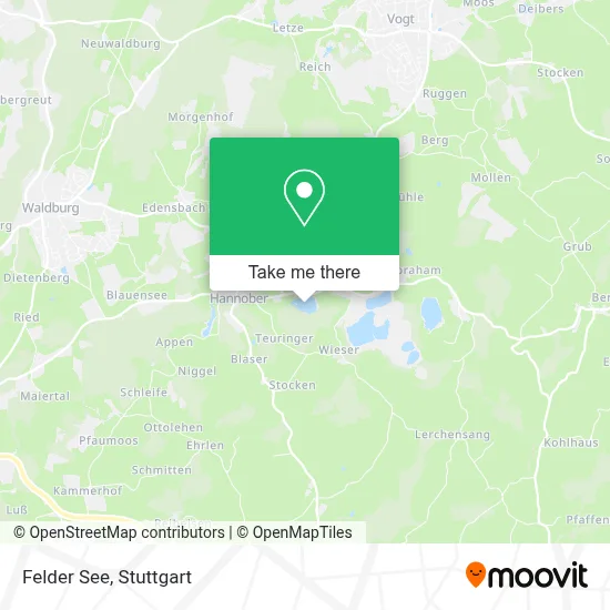 Felder See map