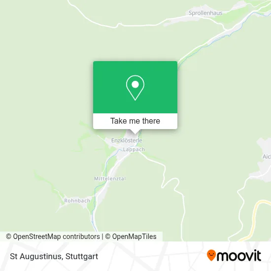 St Augustinus map