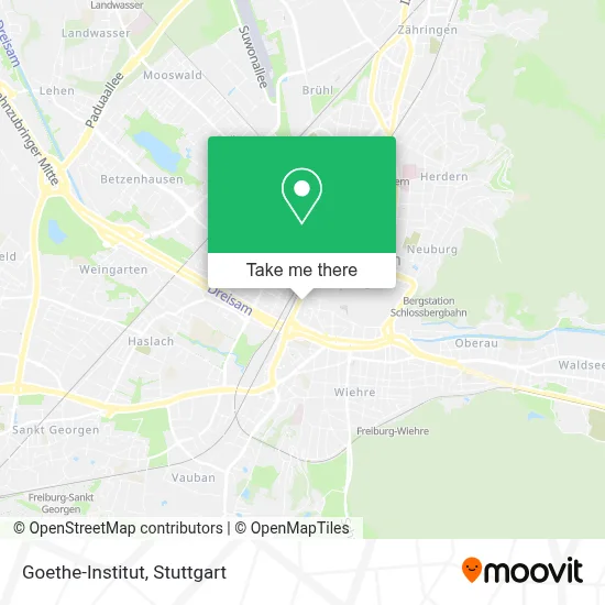 Goethe-Institut map