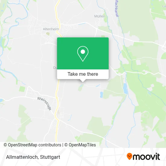 Allmattenloch map