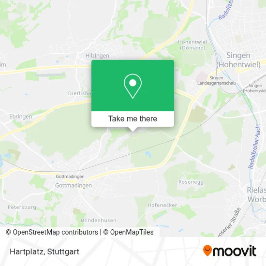 Hartplatz map