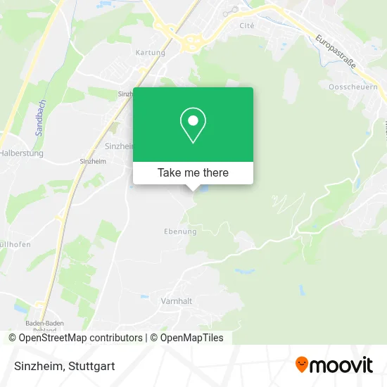Sinzheim map