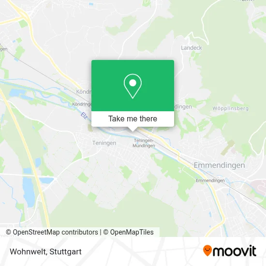 Wohnwelt map