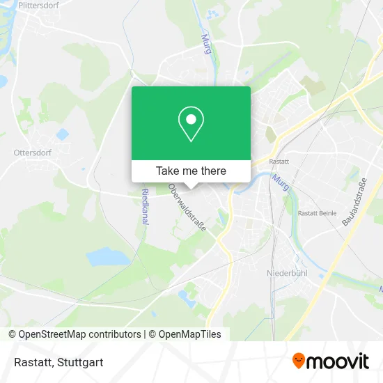 Rastatt map