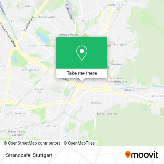 Strandcafe map
