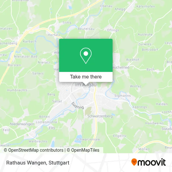 Rathaus Wangen map